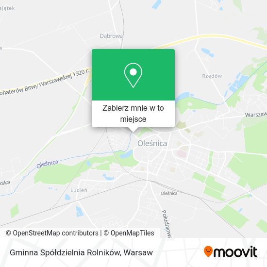 Mapa Gminna Spółdzielnia Rolników