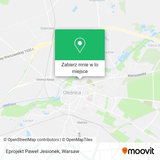 Mapa Eprojekt Paweł Jesionek