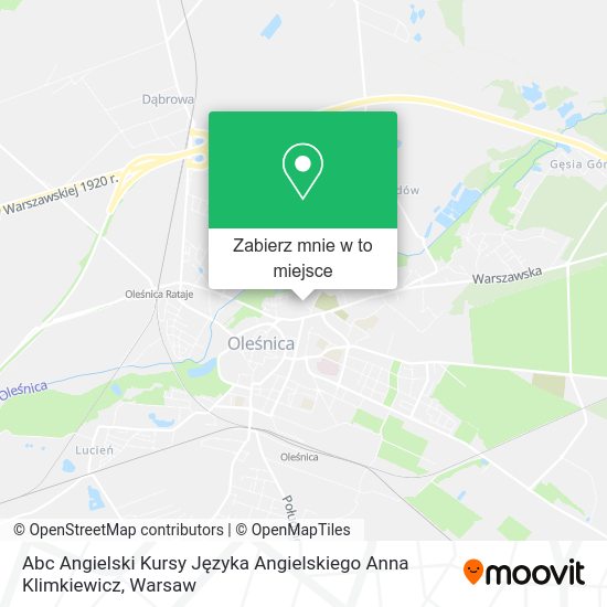 Mapa Abc Angielski Kursy Języka Angielskiego Anna Klimkiewicz