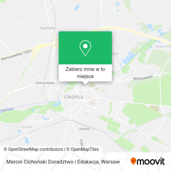 Mapa Marcin Cichoński Doradztwo i Edukacja