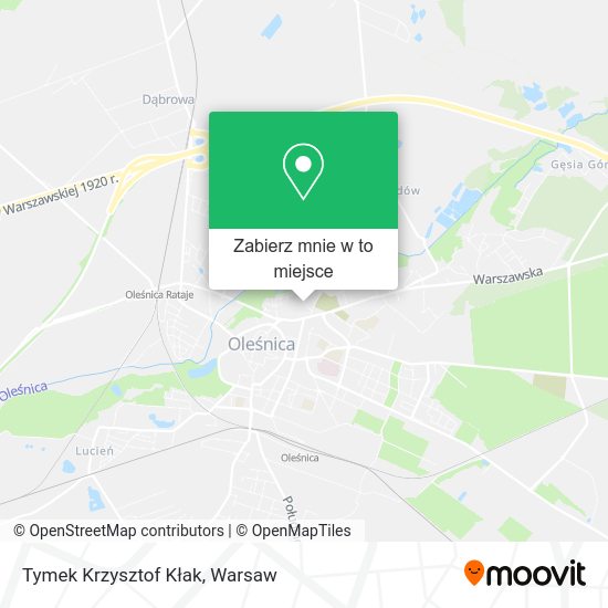 Mapa Tymek Krzysztof Kłak