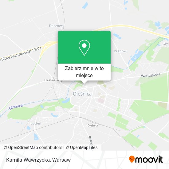 Mapa Kamila Wawrzycka