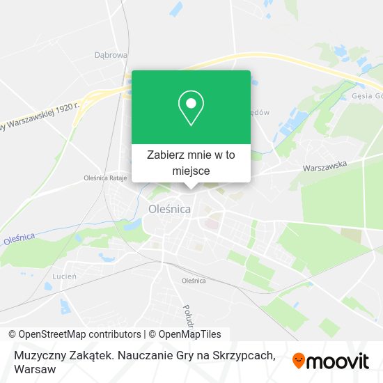 Mapa Muzyczny Zakątek. Nauczanie Gry na Skrzypcach