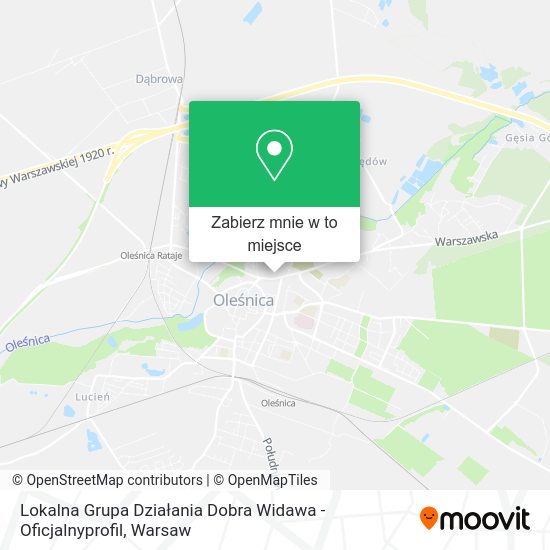 Mapa Lokalna Grupa Działania Dobra Widawa - Oficjalnyprofil