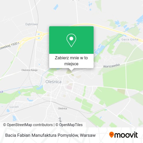 Mapa Bacia Fabian Manufaktura Pomysłów