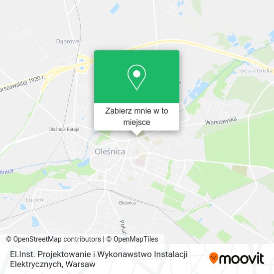 Mapa El.Inst. Projektowanie i Wykonawstwo Instalacji Elektrycznych