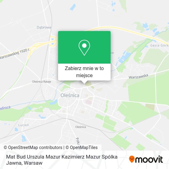 Mapa Mat Bud Urszula Mazur Kazimierz Mazur Spólka Jawna