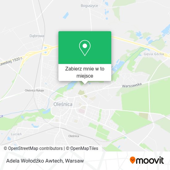 Mapa Adela Wołodźko Awtech