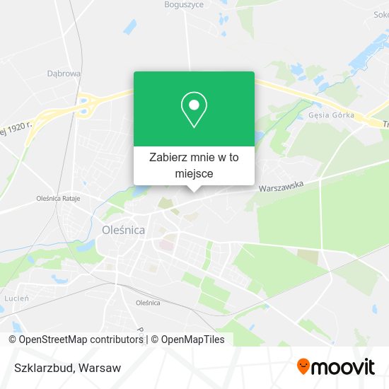 Mapa Szklarzbud