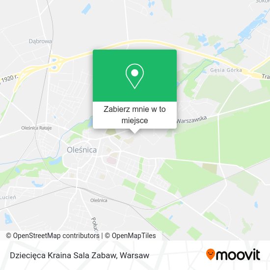 Mapa Dziecięca Kraina Sala Zabaw