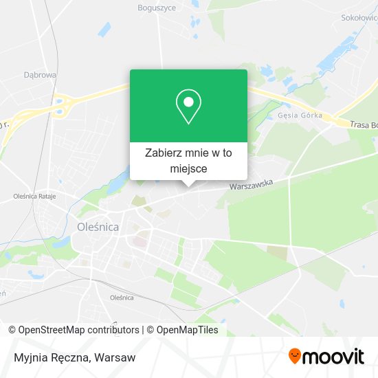 Mapa Myjnia Ręczna