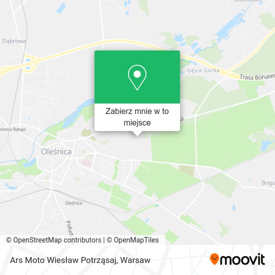 Mapa Ars Moto Wiesław Potrząsaj