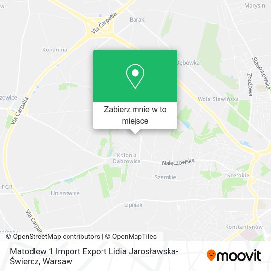 Mapa Matodlew 1 Import Export Lidia Jarosławska-Świercz