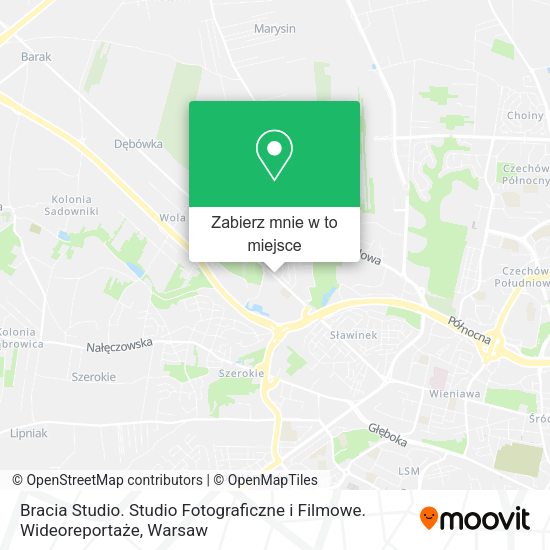 Mapa Bracia Studio. Studio Fotograficzne i Filmowe. Wideoreportaże