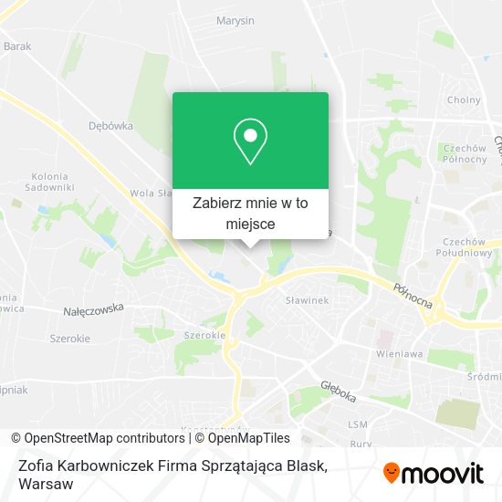 Mapa Zofia Karbowniczek Firma Sprzątająca Blask