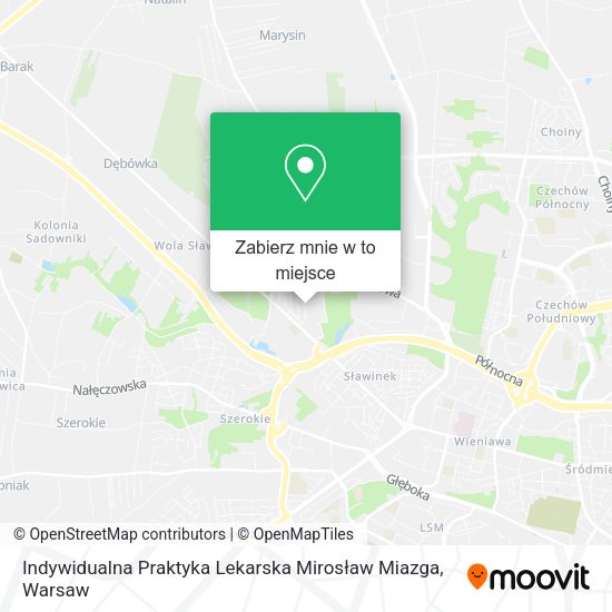 Mapa Indywidualna Praktyka Lekarska Mirosław Miazga