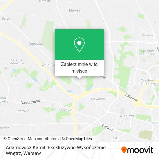 Mapa Adamowicz Kamil. Ekskluzywne Wykończenie Wnętrz