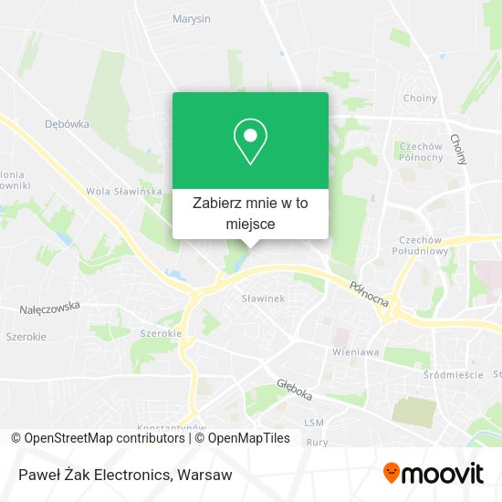 Mapa Paweł Żak Electronics