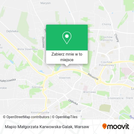 Mapa Mapio Małgorzata Karwowska-Galak