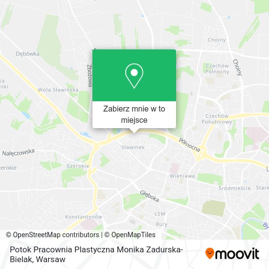 Mapa Potok Pracownia Plastyczna Monika Zadurska-Bielak