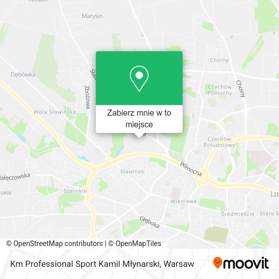 Mapa Km Professional Sport Kamil Młynarski