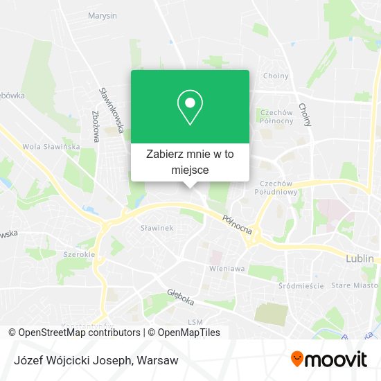 Mapa Józef Wójcicki Joseph