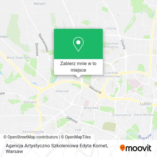 Mapa Agencja Artystyczno Szkoleniowa Edyta Kornet