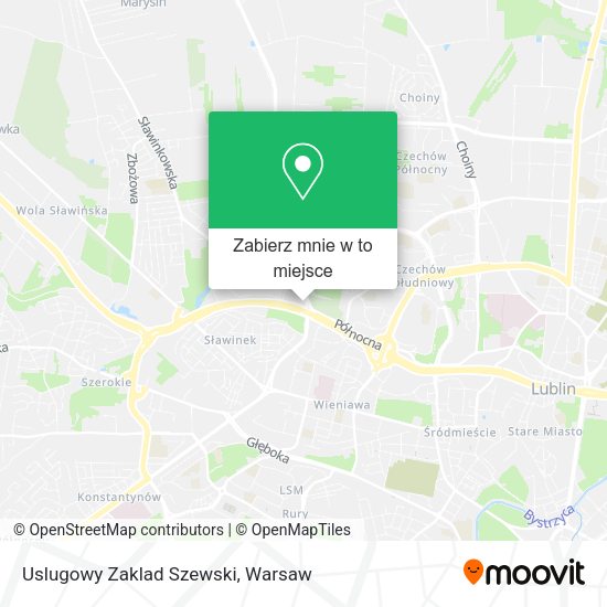 Mapa Uslugowy Zaklad Szewski