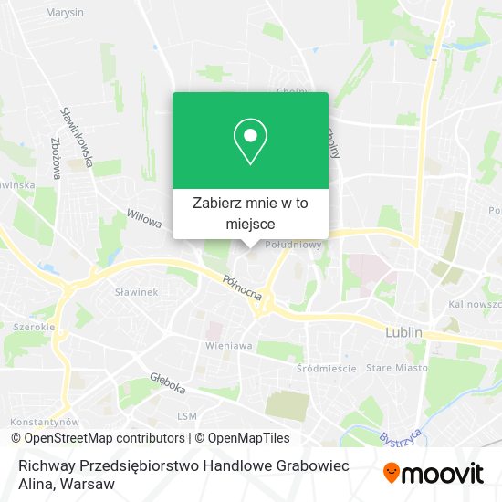 Mapa Richway Przedsiębiorstwo Handlowe Grabowiec Alina