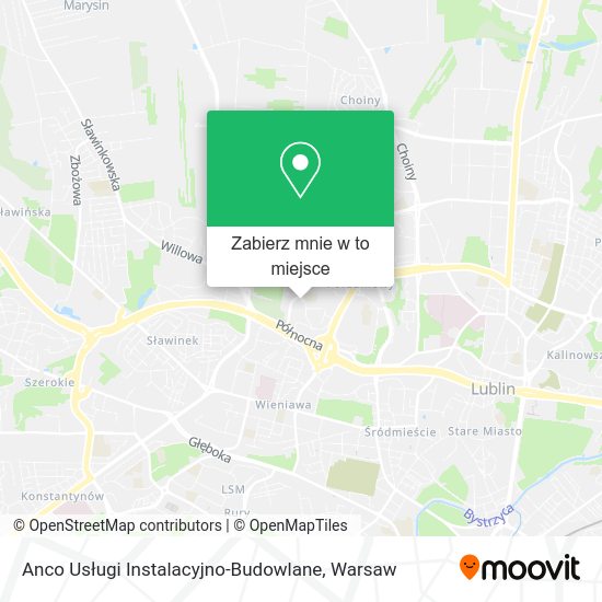 Mapa Anco Usługi Instalacyjno-Budowlane