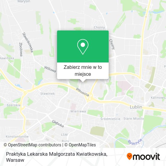 Mapa Praktyka Lekarska Małgorzata Kwiatkowska