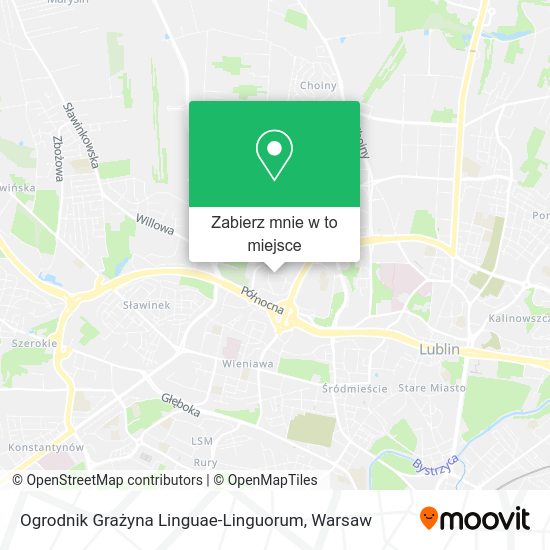 Mapa Ogrodnik Grażyna Linguae-Linguorum