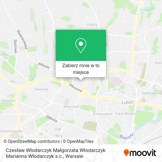 Mapa Czesław Włodarczyk Małgorzata Włodarczyk Marianna Włodarczyk s.c.