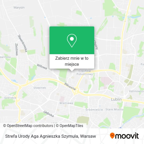 Mapa Strefa Urody Aga Agnieszka Szymula