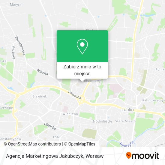 Mapa Agencja Marketingowa Jakubczyk