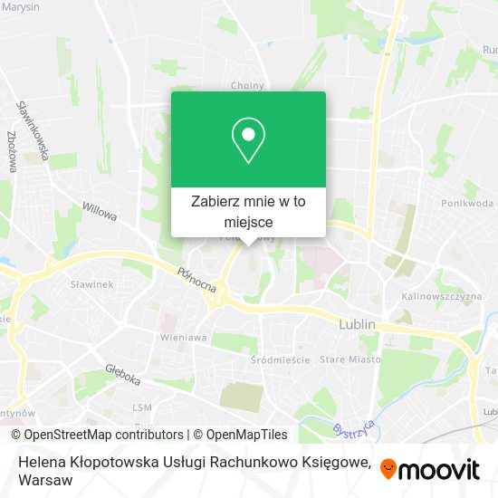 Mapa Helena Kłopotowska Usługi Rachunkowo Księgowe