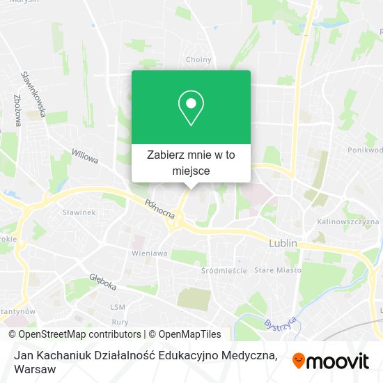 Mapa Jan Kachaniuk Działalność Edukacyjno Medyczna