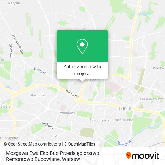 Mapa Mozgawa Ewa Eko-Bud Przedsiębiorstwo Remontowo Budowlane