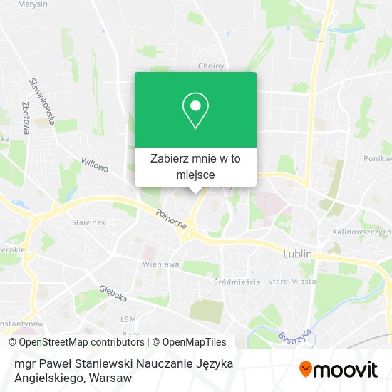 Mapa mgr Paweł Staniewski Nauczanie Języka Angielskiego