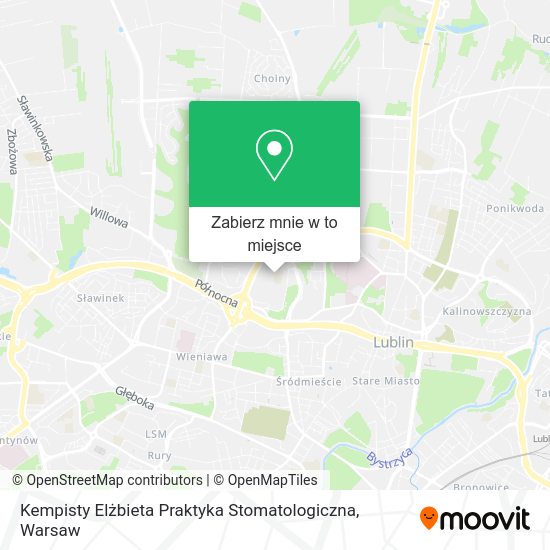 Mapa Kempisty Elżbieta Praktyka Stomatologiczna