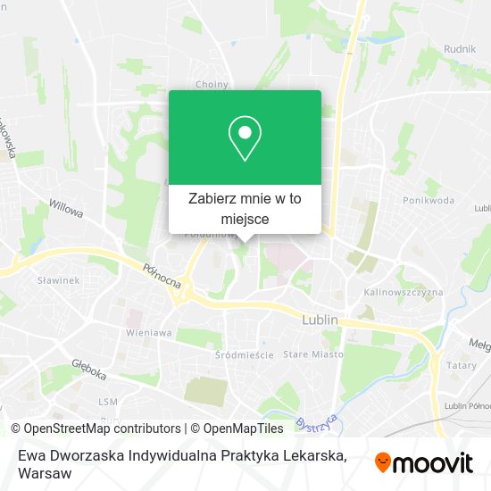 Mapa Ewa Dworzaska Indywidualna Praktyka Lekarska