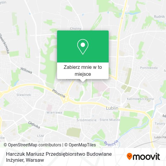 Mapa Harczuk Mariusz Przedsiębiorstwo Budowlane Inżynier