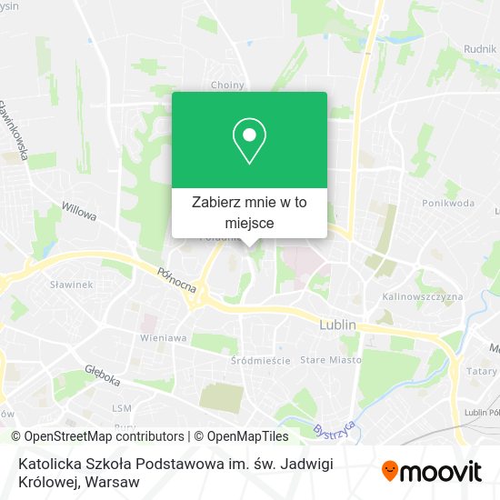 Mapa Katolicka Szkoła Podstawowa im. św. Jadwigi Królowej