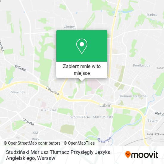 Mapa Studziński Mariusz Tłumacz Przysięgły Języka Angielskiego