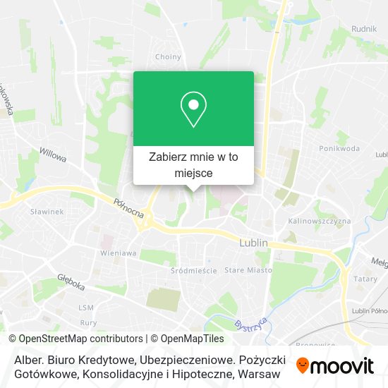 Mapa Alber. Biuro Kredytowe, Ubezpieczeniowe. Pożyczki Gotówkowe, Konsolidacyjne i Hipoteczne