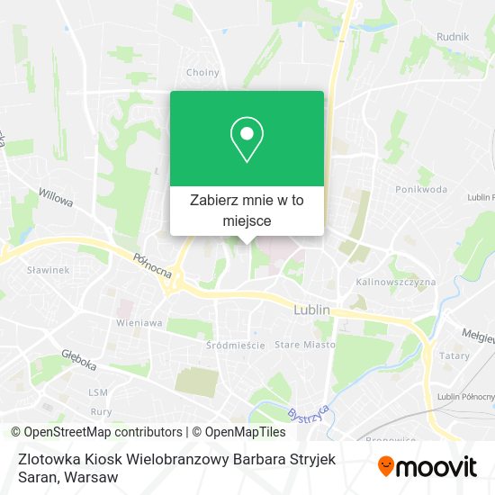 Mapa Zlotowka Kiosk Wielobranzowy Barbara Stryjek Saran