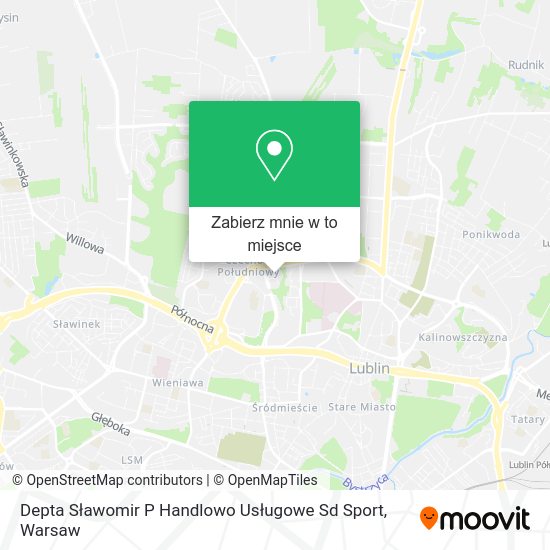 Mapa Depta Sławomir P Handlowo Usługowe Sd Sport