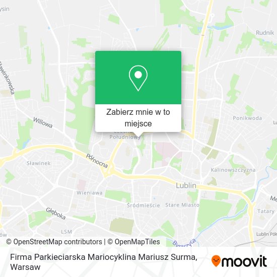 Mapa Firma Parkieciarska Mariocyklina Mariusz Surma