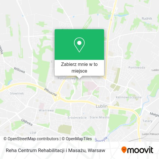 Mapa Reha Centrum Rehabilitacji i Masażu