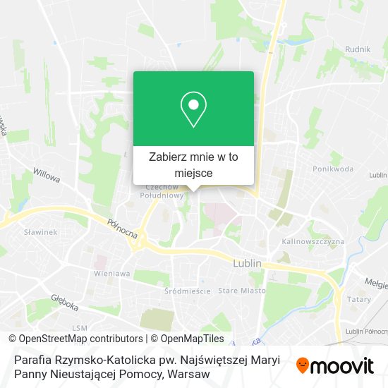 Mapa Parafia Rzymsko-Katolicka pw. Najświętszej Maryi Panny Nieustającej Pomocy